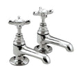 Bristan 1901 Traditional Basin Pillar Taps with Ceramic Disc Valves - 