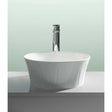 Nuie Vessels Countertop Round Sit-On Basin 360mm Wide - 0 Tap Hole - NBV167