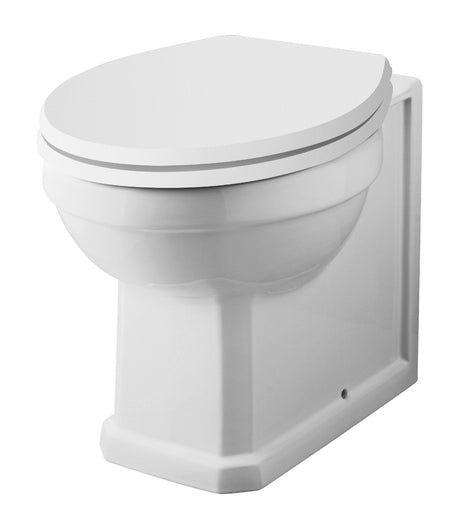 Launde Abbey Richmond Back To Wall Pan - White