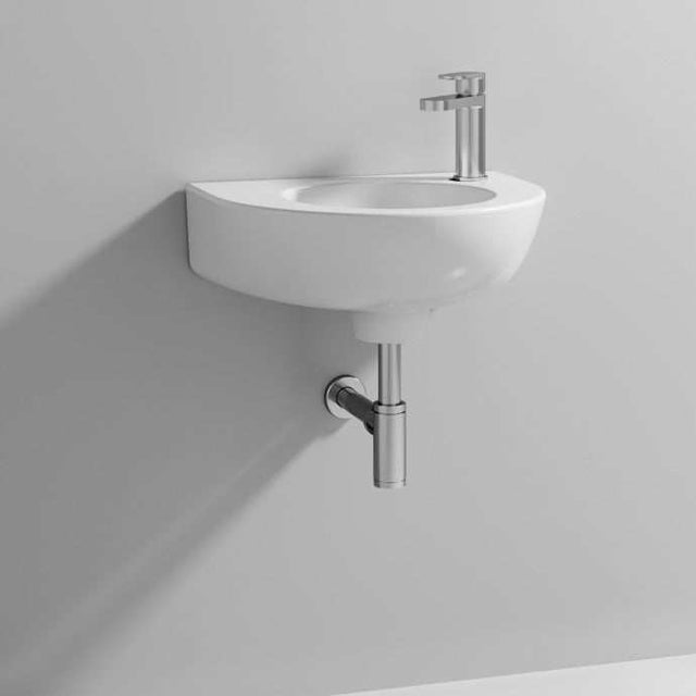 Nuie Wall Hung Basins White Contemporary 350mm Basin - NCU932