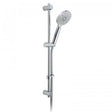 Vado Nebula Round 3 function 600mm chrome slide rail shower kit with handheld showerhead