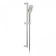 Vado Nebula Square chrome 3 function slide rail shower kit with smooth hose