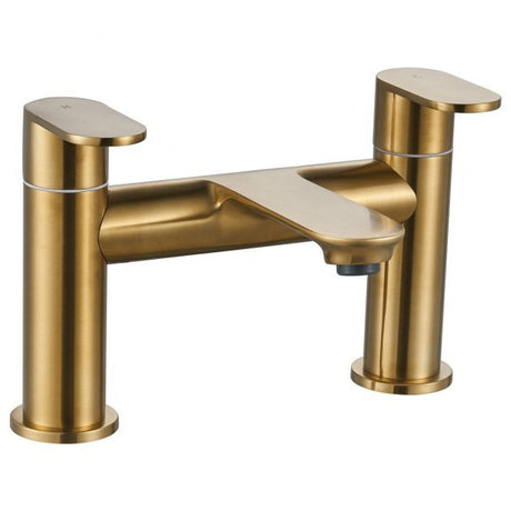 Niagara Albury Pillar Bath Filler Mixer Tap In Brushed Brass - 9141BRS