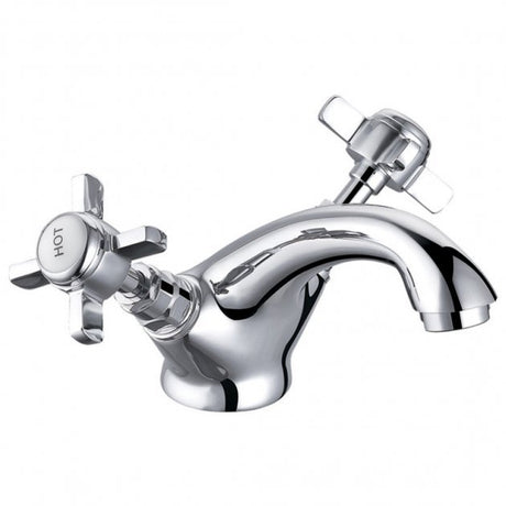 Niagara Bayswater Traditional Mono Basin Mixer Tap With Push Down waste In Chrome - 9129