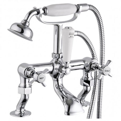 Niagara Bayswater Traditional Bath Shower Mixer Tap with Shower Kit In Chrome - 9135