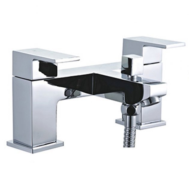 Niagara Edgeware Bath Shower Mixer Tap with Shower Kit In Chrome - 9029