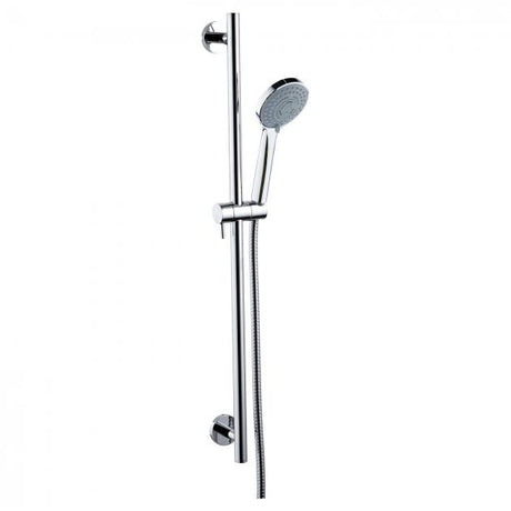 Niagara Equate Round Deluxe Adjustable Slide Rail Shower Kit with Handset In Chrome - 9353
