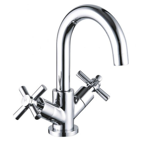 Niagara Finchley Modern Mono Basin Mixer Tap With Push Down Waste In Chrome - 9034