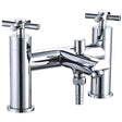 Niagara Finchley Bath Shower Mixer Tap with Shower Kit In Chrome - 9037 - TAP 'N' SHOWER