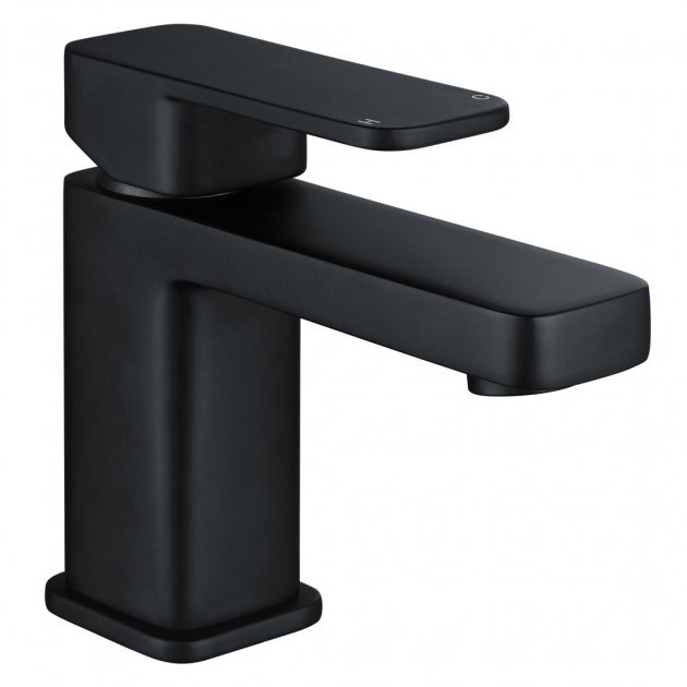 Niagara Hadley Mono Basin Mixer Tap With Push Down Waste In Matt Black - 9136BL