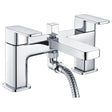 Niagara Hadley Bath Shower Mixer Tap with Shower Kit In Chrome - 9138 - TAP 'N' SHOWER