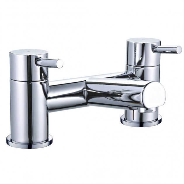 Niagara Harrow  Pillar Bath Filler Mixer Tap In Chrome - 9092