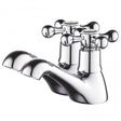 Niagara Kingsbury Pair Of Traditional Basin Pillar Taps In Chrome - 9125