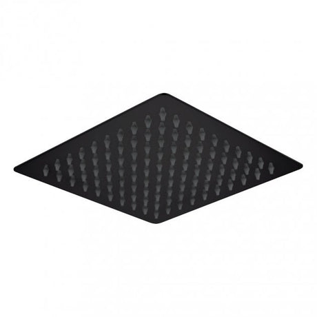Niagara Observa 200mm Square Shower Head with Slimline Design In Matt Black - 9333BL