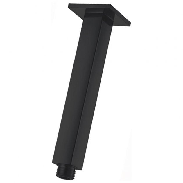 Niagara Observa Ceiling Square Shower Arm in Matt Black - 9345BL