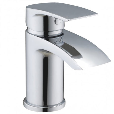 Niagara Portobello Mini Mono Basin Mixer Tap With Push Down Waste - Chrome - 9104
