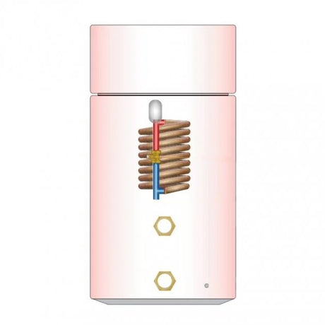 Telford Tristar Thermal Store 1200mm x 450mm  Direct Open-Vented Combination Copper Cylinder - 135 Litre - Blue - TSC135/5011