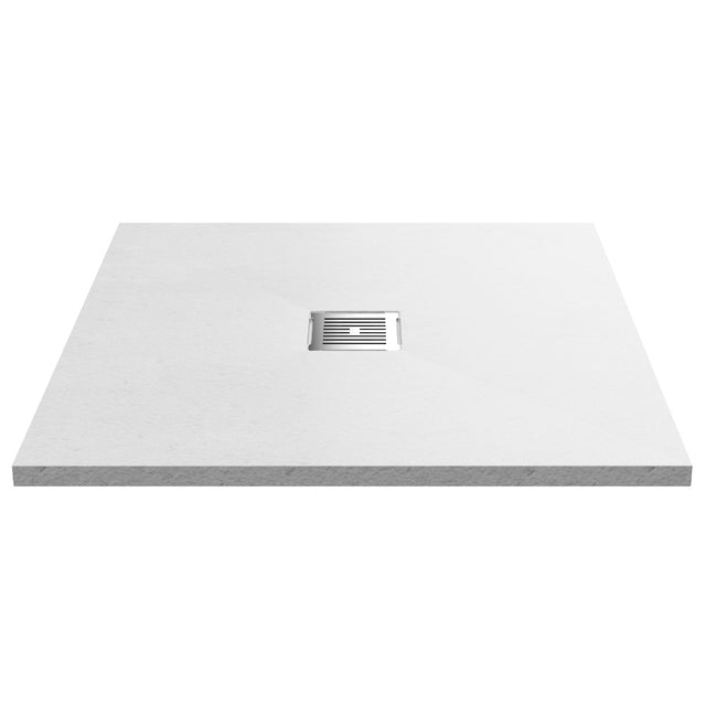 Hudson Reed Square Shower Tray 900mm X 900mm - Slate White - NLT61010