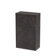 Hudson Reed Havana Floor Standing Concealed Cistern WC Toilet Unit 500mm - Metallic Slate - NPF2641