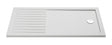 Nuie Slip Resistant Rectangular Walk - In Shower Tray 1600 x 800mm - White - NSR1680 - TAP 'N' SHOWER