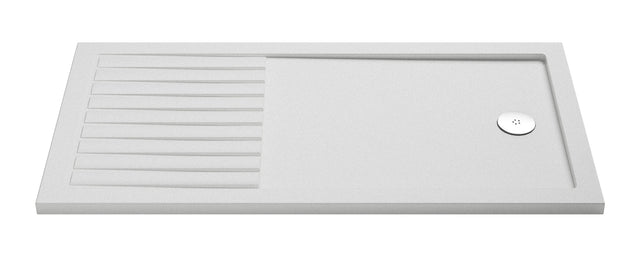 Nuie Slip Resistant Rectangular Walk - In Shower Tray 1600 x 800mm - White - NSR1680 - TAP 'N' SHOWER