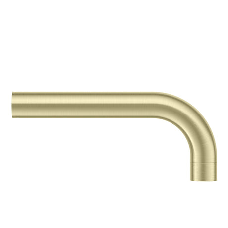 Scudo Core Cloakroom Brass Spout 200mm - Brushed Brass - NU-052