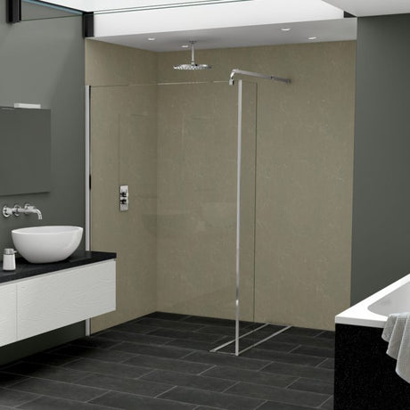Nuance T&G Polyurethane Marble Sable Wall Panel 2420mm High X 1200mm Wide - Fini A - 817022