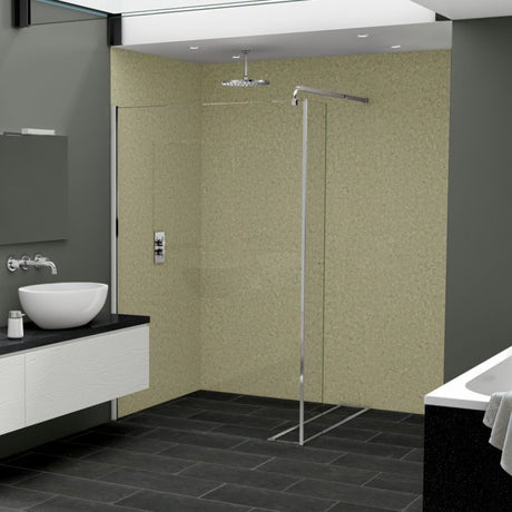 Nuance Postformed Polyurethane Petra Wall Panel 2420mm High X 1200mm Wide - Gloss - 813574