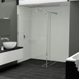 Nuance Postformed Polyurethane Arctic Wall Panel 2420mm High X 1200mm Wide - Gloss - White - 813048