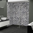 Nuance T&G Herringbone Whitewash Wall Panel 2420mm High X 1200mm Wide Shell - 817619 - TAP 'N' SHOWER