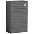 Nuie Arno 500mm Wide Back to Wall WC Unit - Anthracite Woodgrain - NVF541N