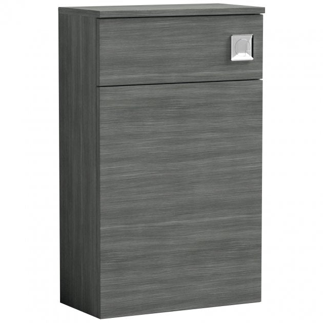 Nuie Arno 500mm Wide Back to Wall WC Unit - Anthracite Woodgrain - NVF541N