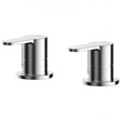 Nuie Arvan Modern Deck Mounted Side Valves - Chrome - ARV308