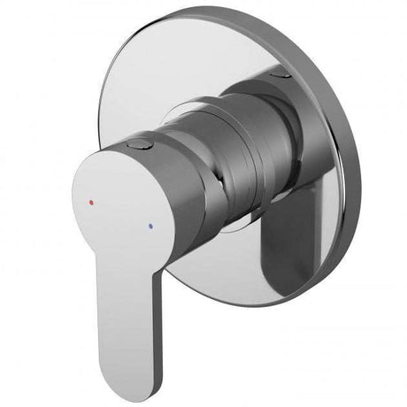 Nuie Arvan Concealed Manual Shower Valve single handle chrome finish with sleek concealed design and temperature control