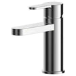 Nuie Arvan Push Button Waste Mini Mono Basin Mixer Tap - Chrome - ARV315