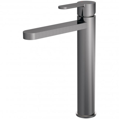 Nuie Arvan Tall Mono Basin Mixer Tap - Brushed Gun Metal - ARV770