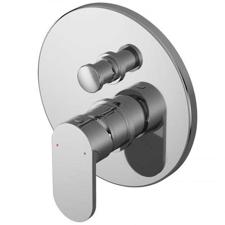 Nuie Binsey Single Handle Manual Concealed Shower Valve with Diverter in chrome finish