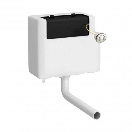 Nuie Front and Top Access Concealed Bottom Inlet Dual Flush Toilet Cistern  - XTY008B