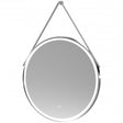 Nuie Salana 800mm Diameter Round LED Bathroom Mirror with Touch Sensor - Chrome - LQ723