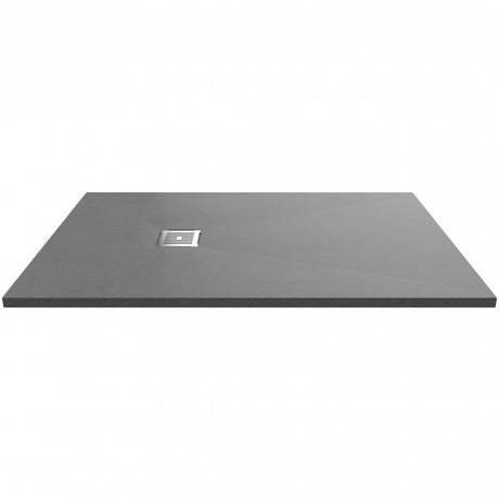 Nuie Slimline Slate 1400mm x 900mm Rectangular Shower Tray - Grey - NLT71034