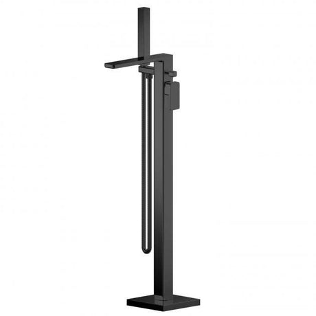 Nuie Windon Modern Freestanding Bath Shower Mixer Tap - Matt Black - WIN421