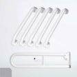 Nymas NymaPRO Exposed Fixing Grab Rails for Doc M Toilet Pack - Grey - BCCDMT-0/GY