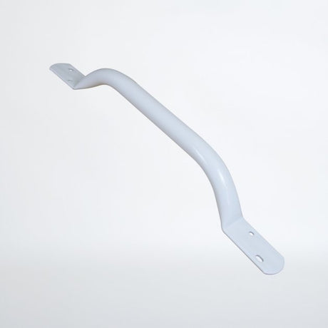 Nymas NymaPRO Flat End Steel Grab Rail 455mm Length - White - FESB-18/WH
