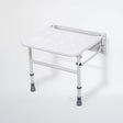 Nymas NymaPRO Wall Mounted Shower Seat with Legs - White - 130202/WH