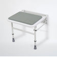 Nymas NymaPRO Wall Mounted Padded Shower Seat with Legs - Grey - 130204/GY