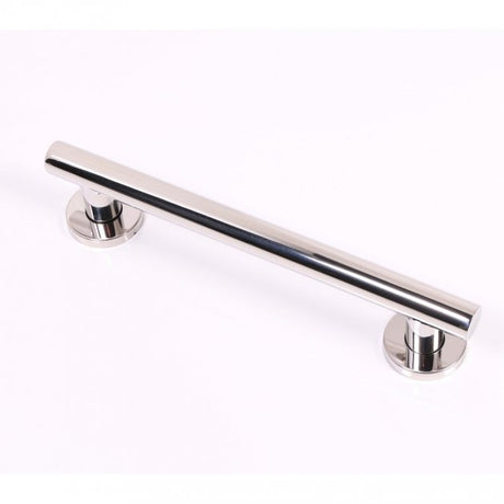 Nymas NymaSTYLE Straight Grab Rail with Concealed Fixings 355mm Length - Polished - 311435/SP