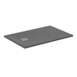 Ideal Standard Ultra Flat S + 1200 x 800mm Shower Tray - Concrete Grey - T5594FS - TAP 'N' SHOWER