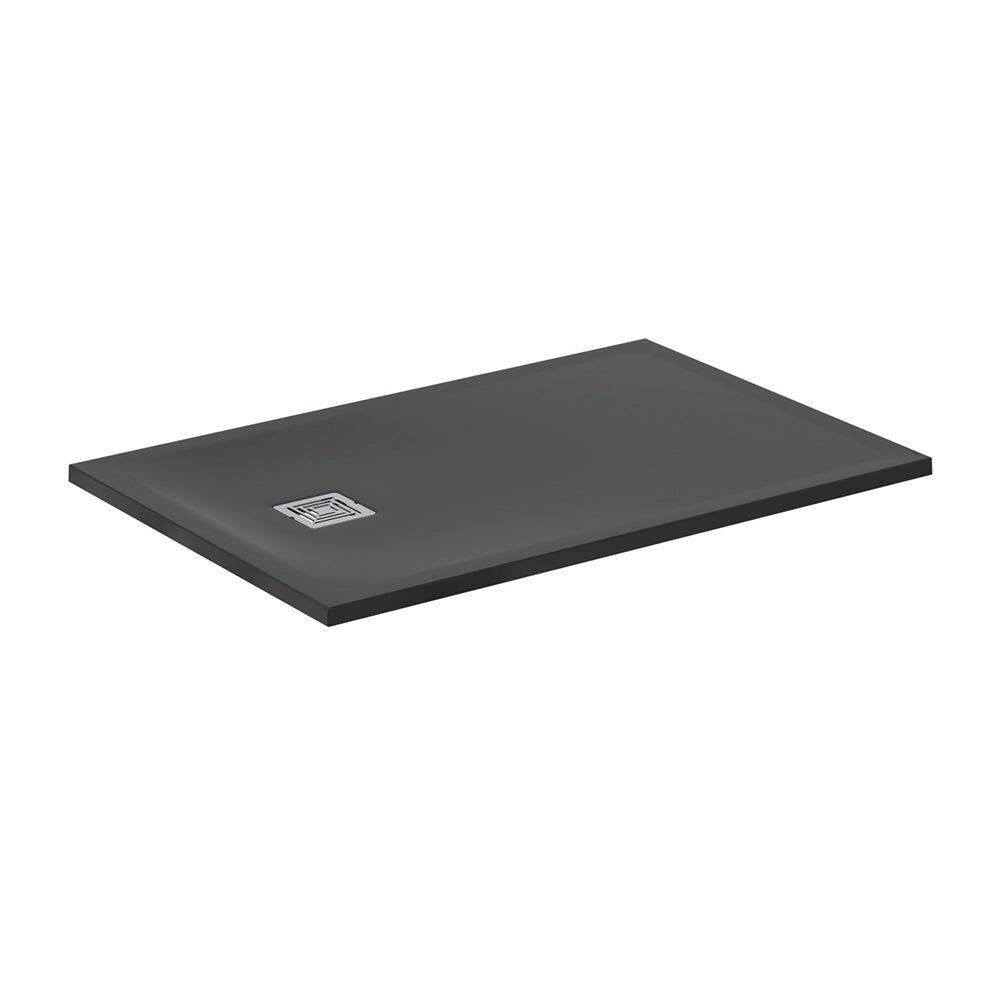 Ideal Standard Ultra Flat S + 1200 x 800mm Shower Tray - Jet Black - T5594FV - TAP 'N' SHOWER