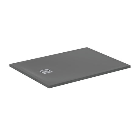 Ideal Standard Ultra Flat S + 1200 x 900mm Shower Tray - Concrete Grey - T5595FS - TAP 'N' SHOWER