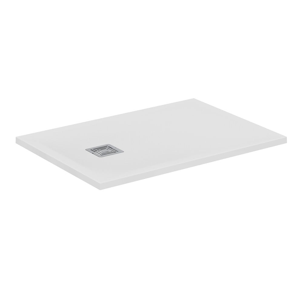Ideal Standard Ultra Flat S + 1000 x 700mm Shower Tray - Pure White - T5606FR - TAP 'N' SHOWER